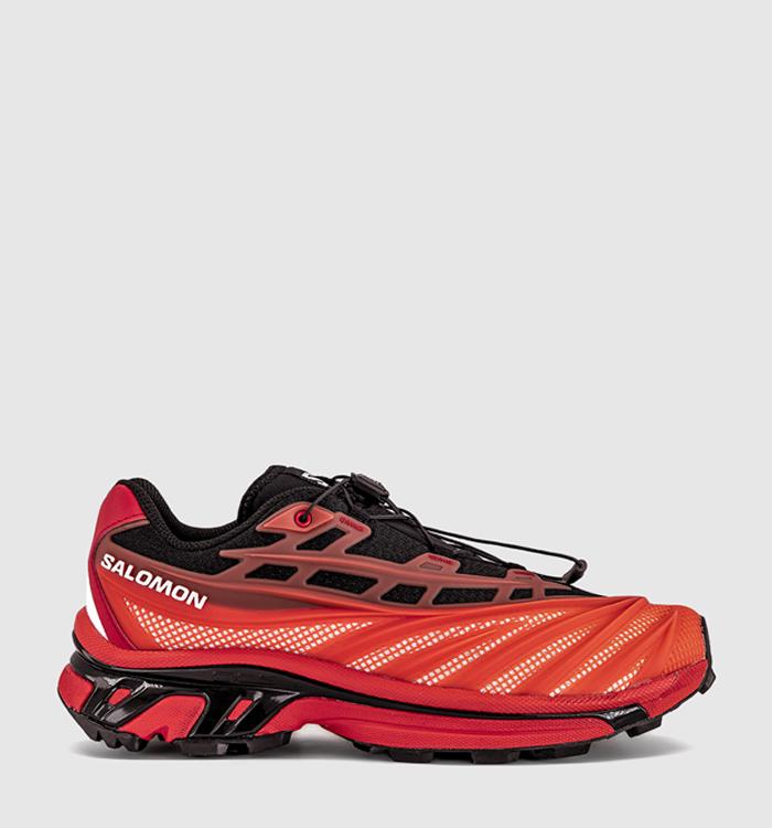 Salomon XT-EVO Trainers Black Fiery Red White