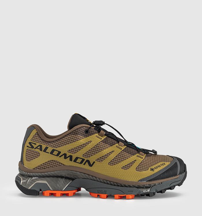 Salomon XT-4 GTX Trainers Coyote Brown Willow Dragon Fire