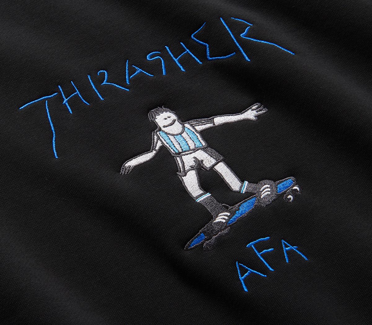 adidasadidas x Thrasher Gonz Crew NeckBlack