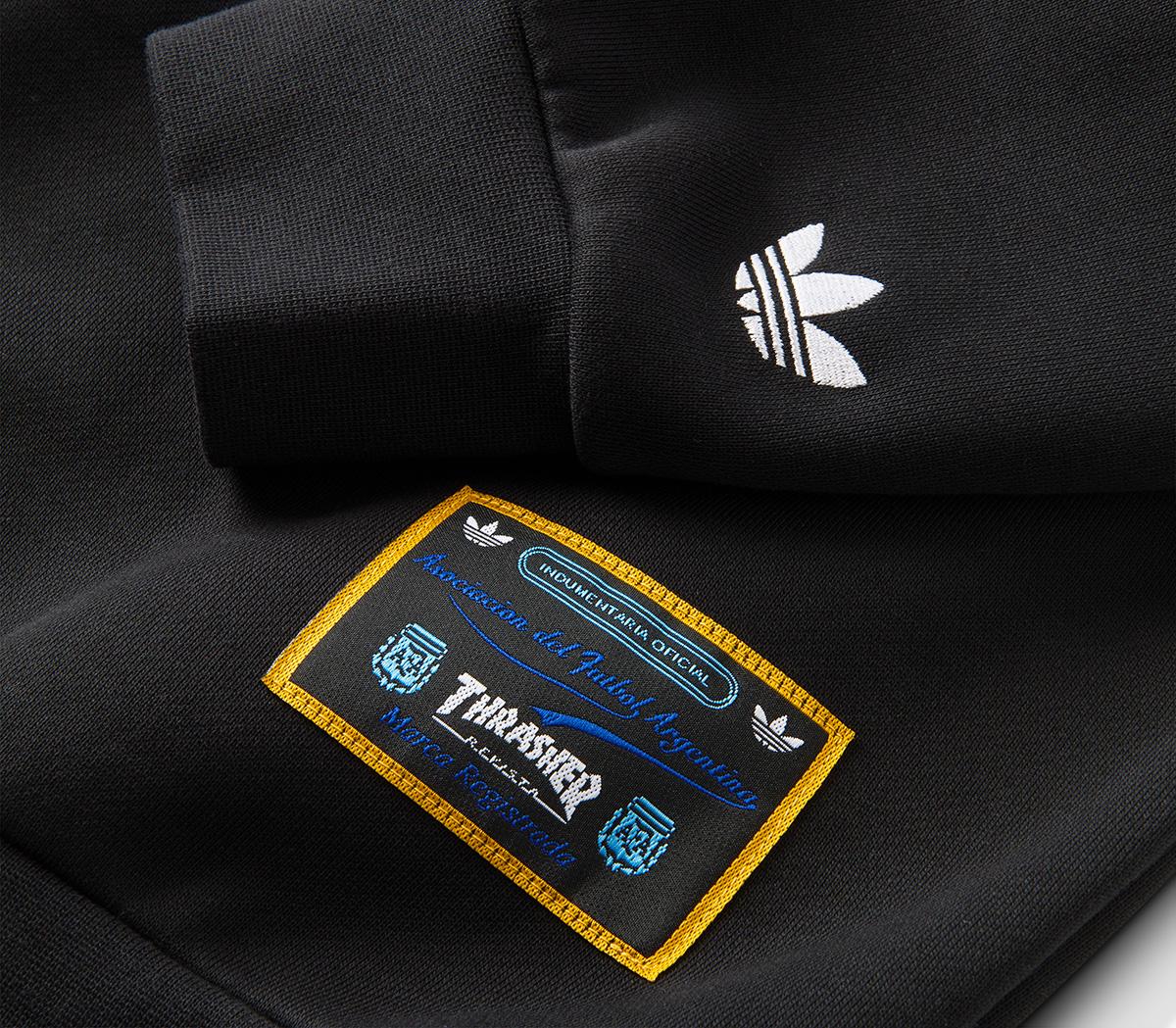 adidasadidas x Thrasher Gonz Crew NeckBlack