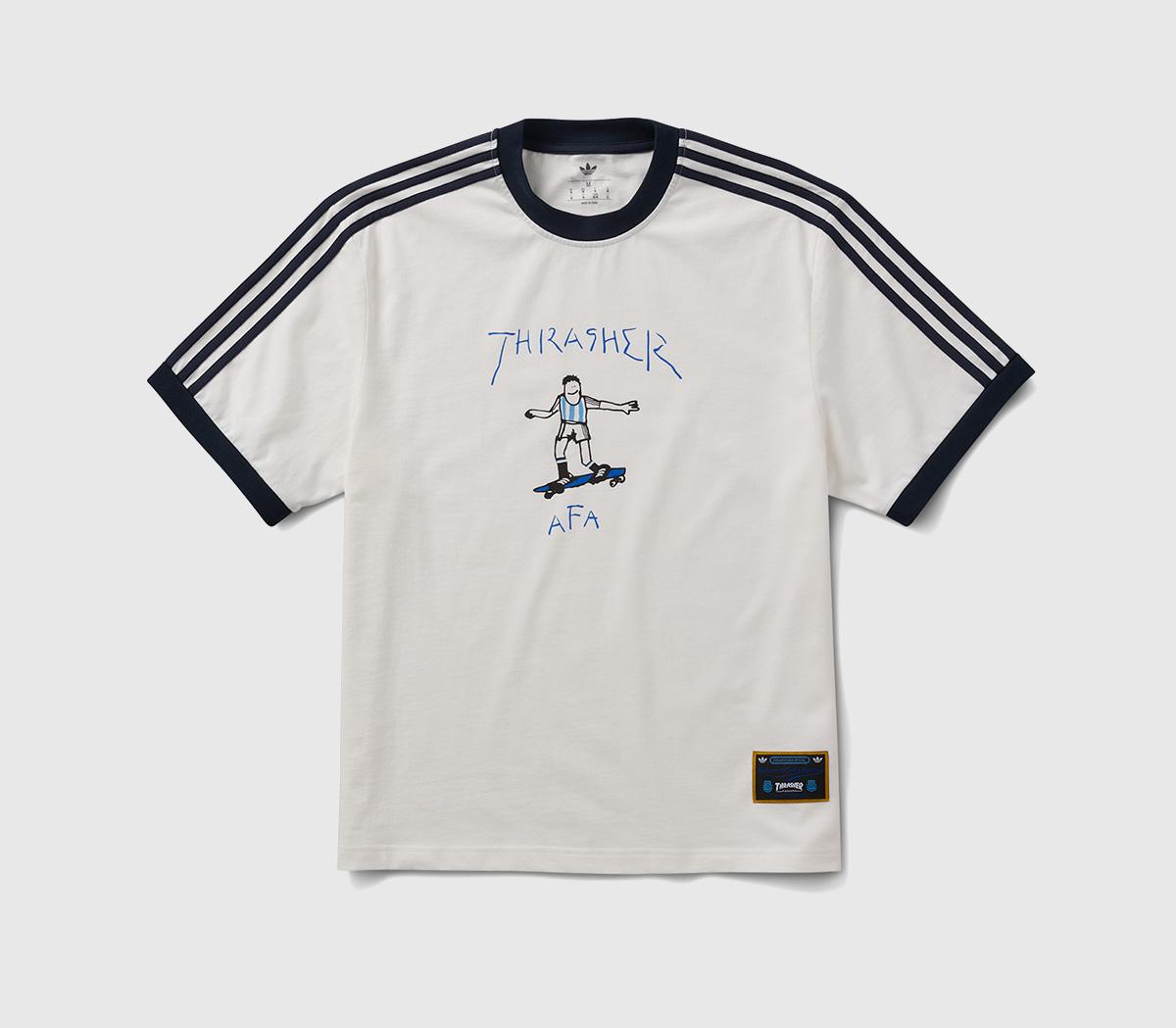 adidasadidas x Thrasher Gonz Ringer TeeCore White