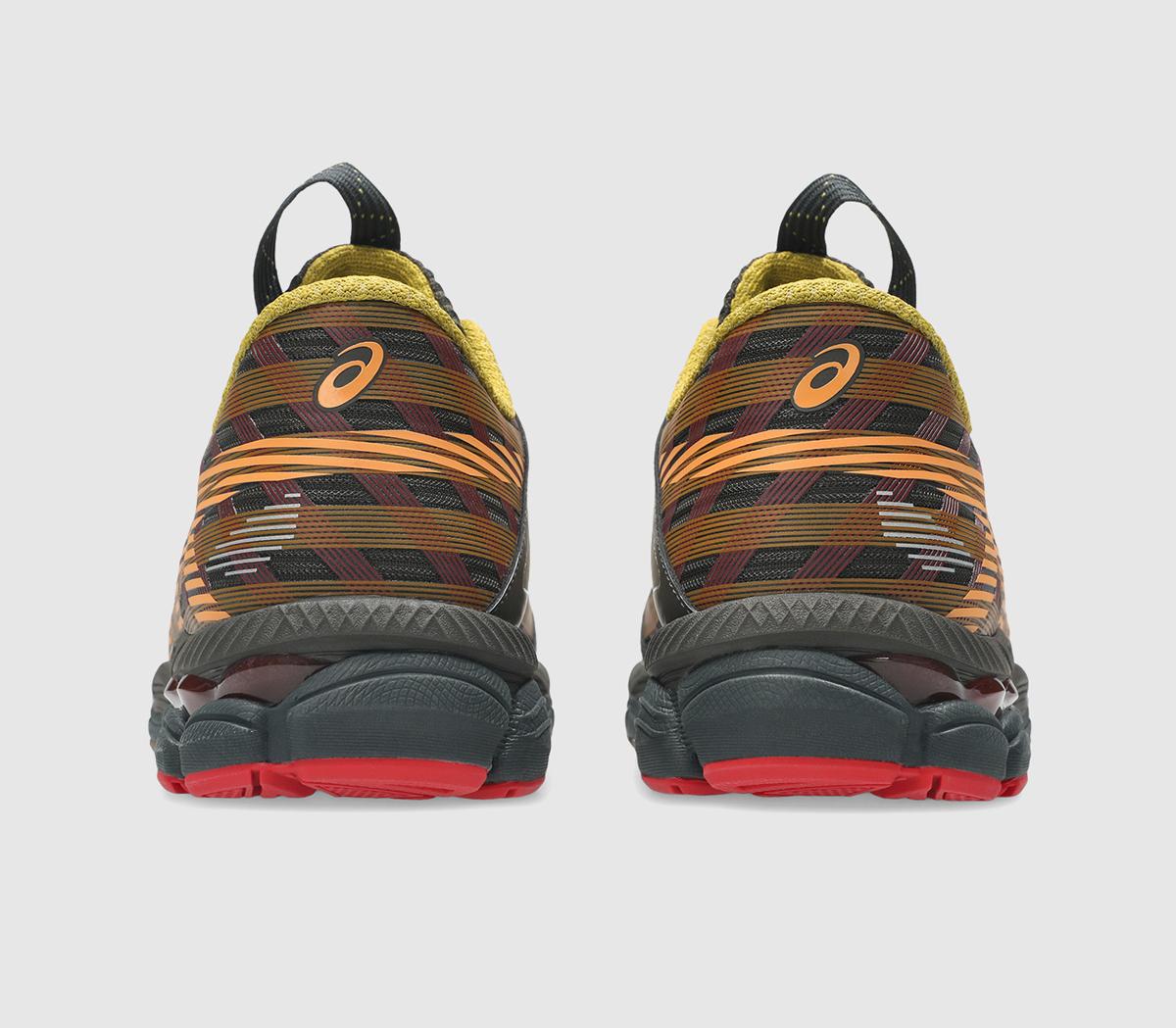 ASICSUS8-S Gel-SJ33 TrainersKiko Curation Black Coffee Orange Lily