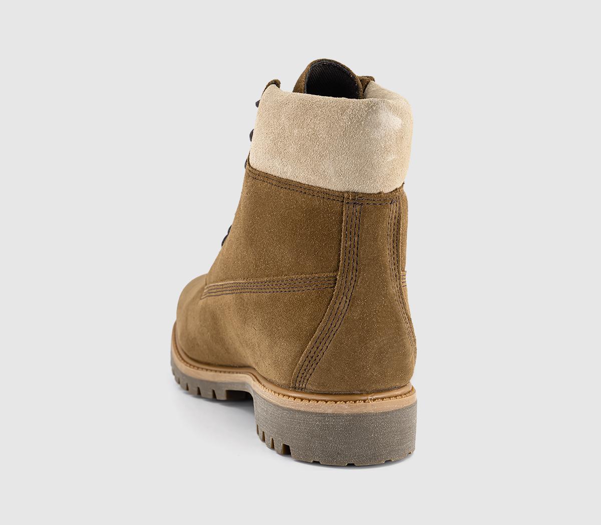 Timberland6 Inch Lace Up Waterproof BootsMedium Brown Suede