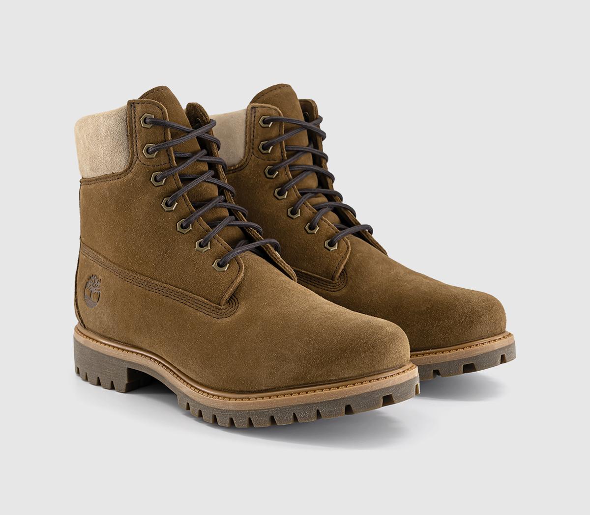 Timberland6 Inch Lace Up Waterproof BootsMedium Brown Suede