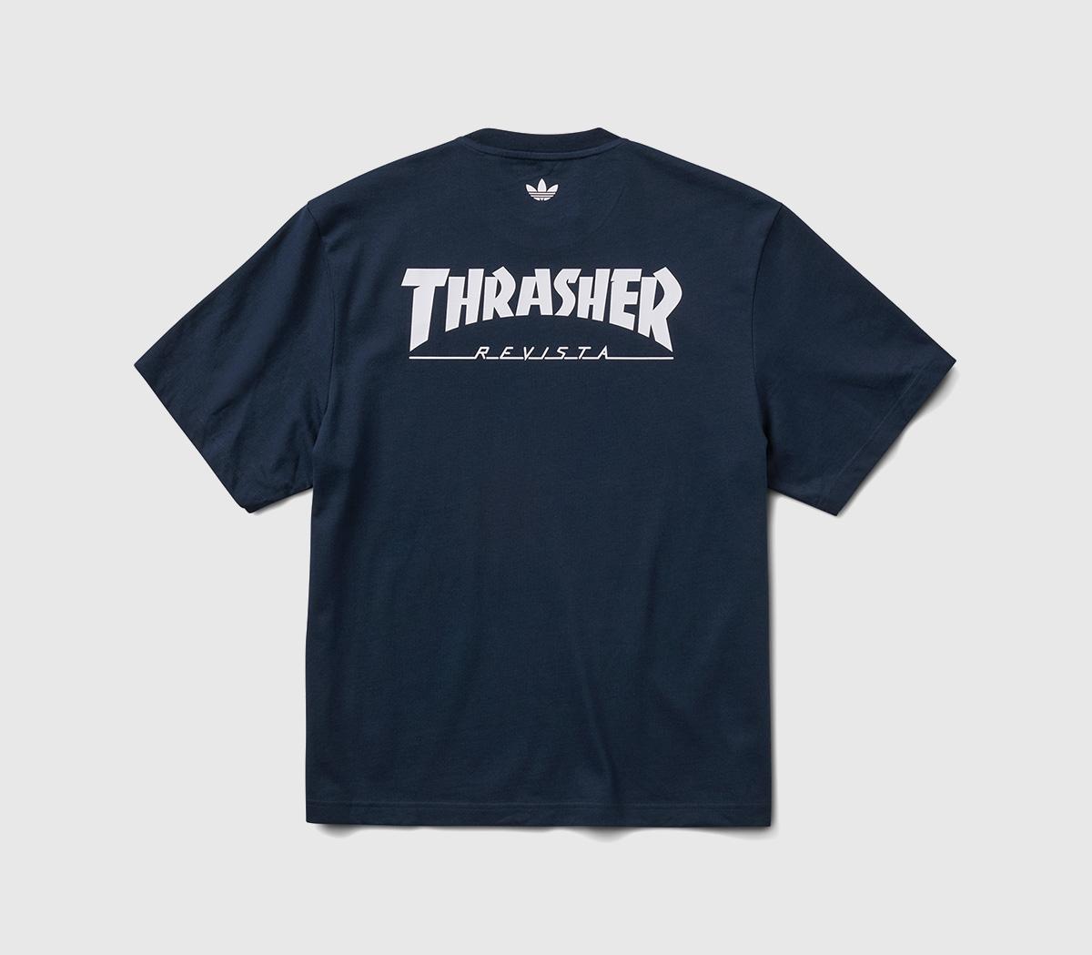 adidasadidas x Thrasher Argentina Tee ShirtAfa Night Navy