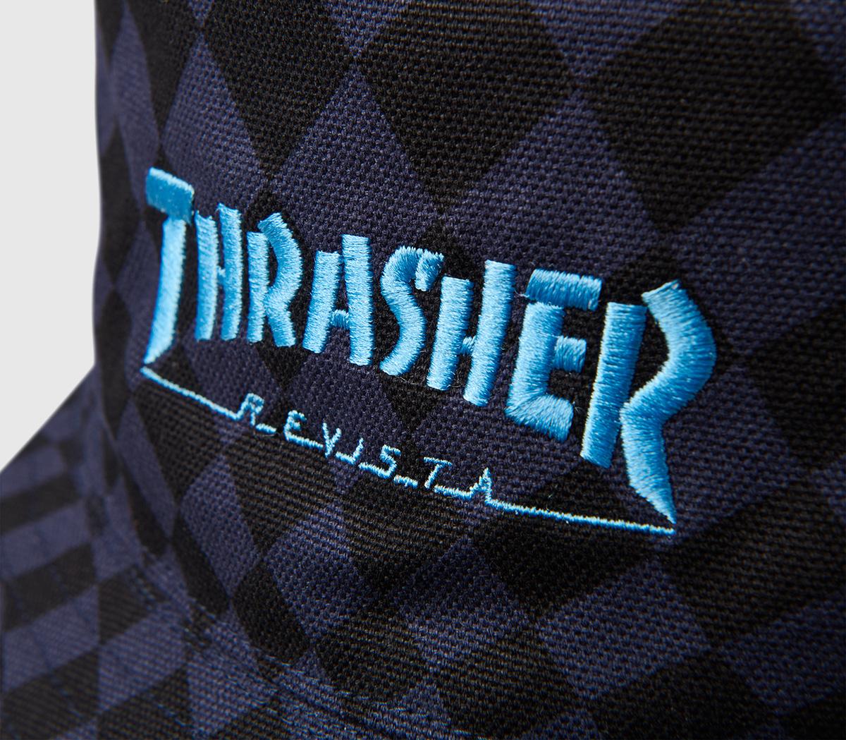 adidasadidas x Thrasher Lowkey 6panel CapNight Navy Light Blue