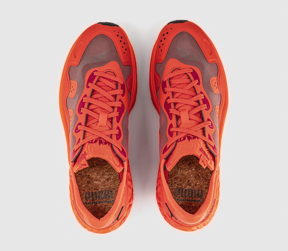 PUMAPuma x Salehe Bembury Velum 2 SB Nitro TrainersRed Clay Nasturtium
