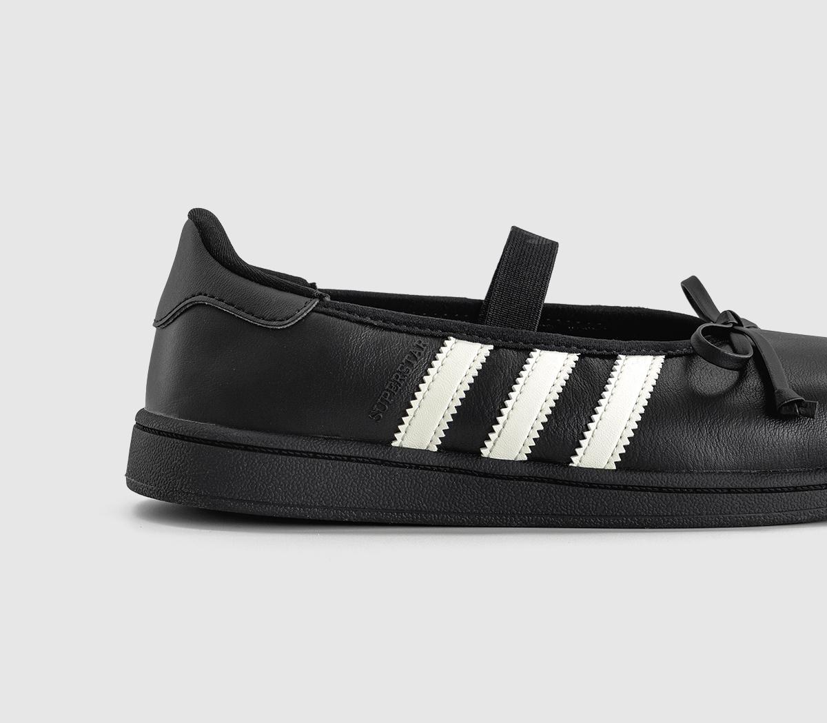 adidasJENNIE x adidas Superstar Square Ballet TrainersBlack White Black