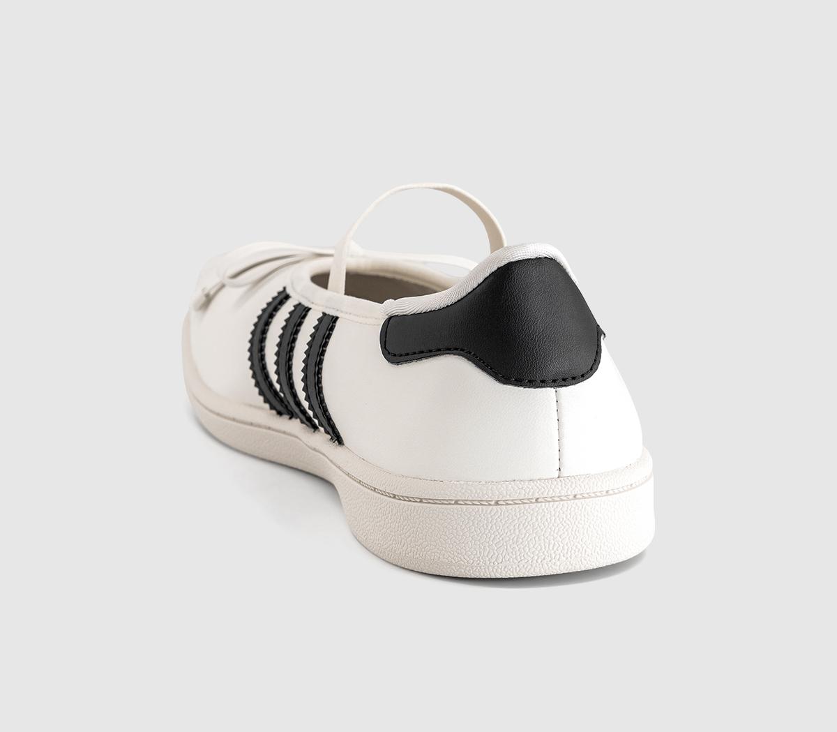 adidasJENNIE x adidas Superstar Square Ballet TrainersWhite Black White