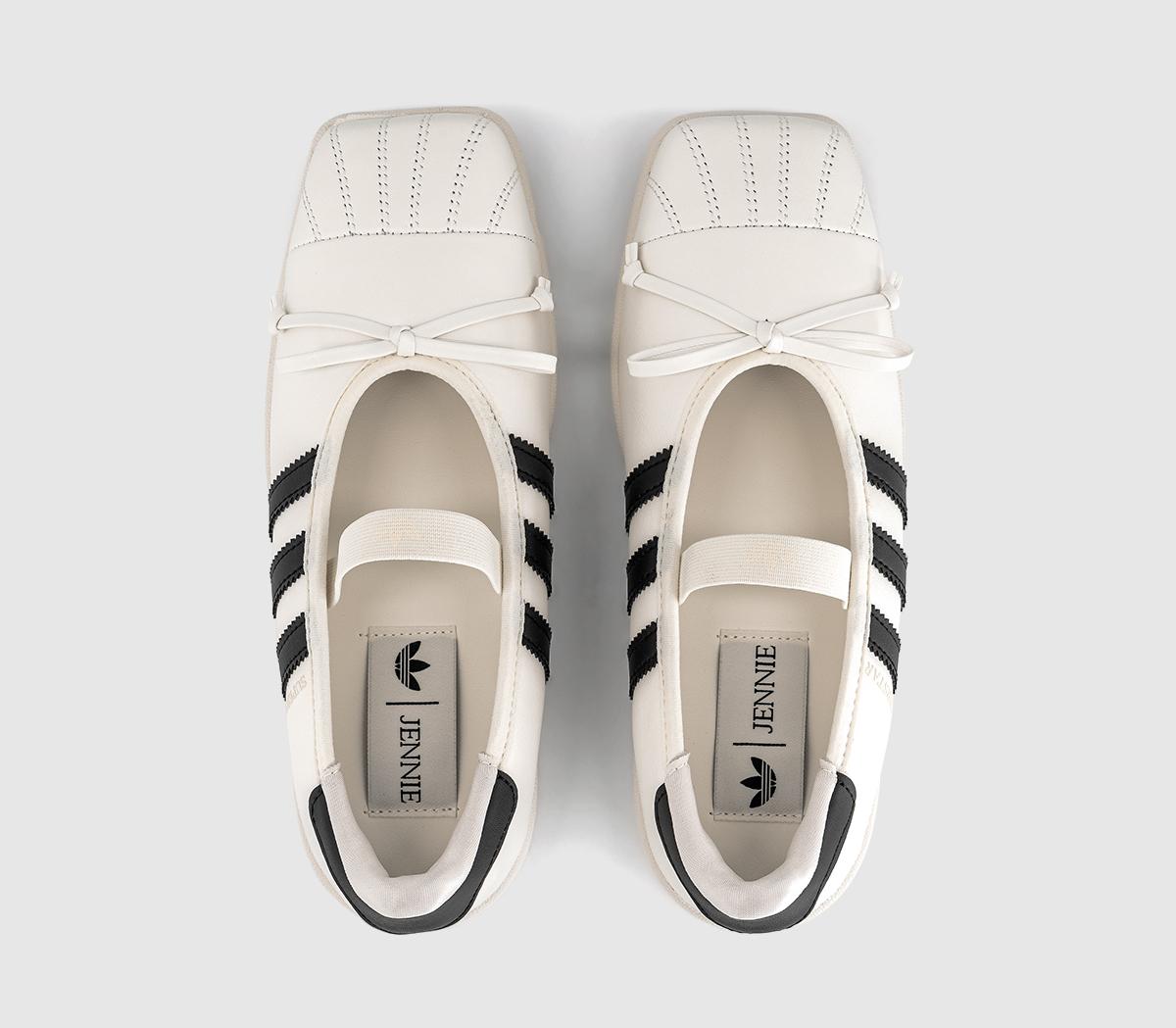 adidasJENNIE x adidas Superstar Square Ballet TrainersWhite Black White