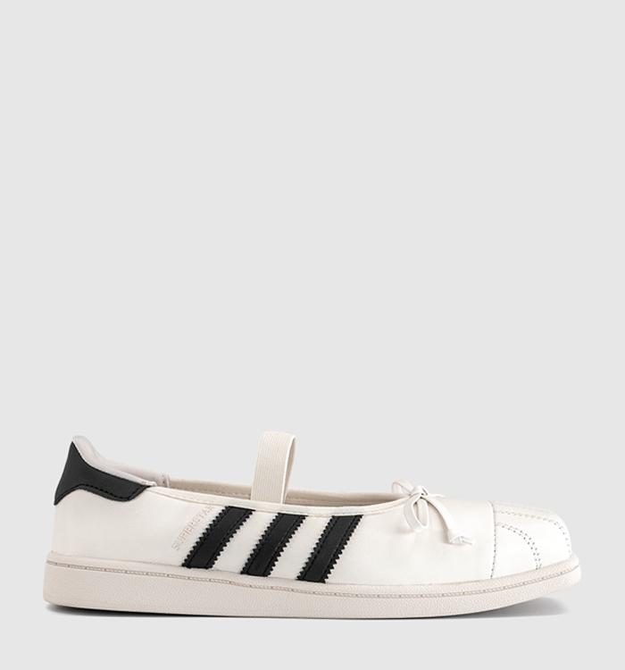 adidas JENNIE x adidas Superstar Square Ballet Trainers White Black White