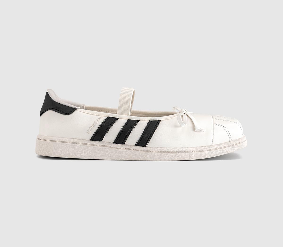 adidasJENNIE x adidas Superstar Square Ballet TrainersWhite Black White