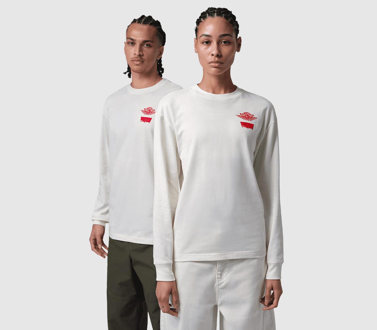 JordanAir Jordan x Levi's Long Sleeve TeeGrey