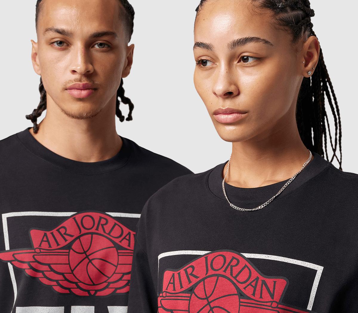 Jordan Air Jordan x Levi's Short Sleeve Tee Red - Men's Clothing