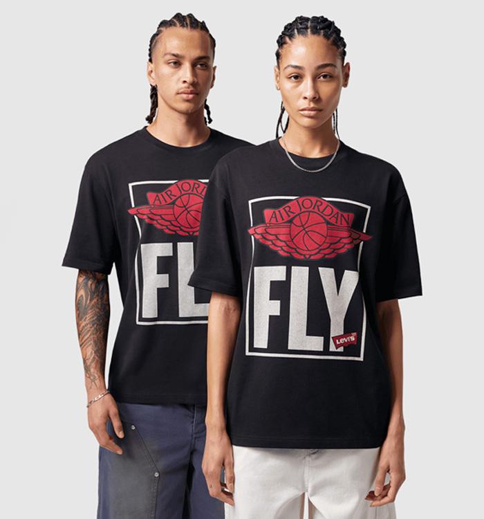 Jordan Air Jordan x Levi's Short Sleeve Tee Red