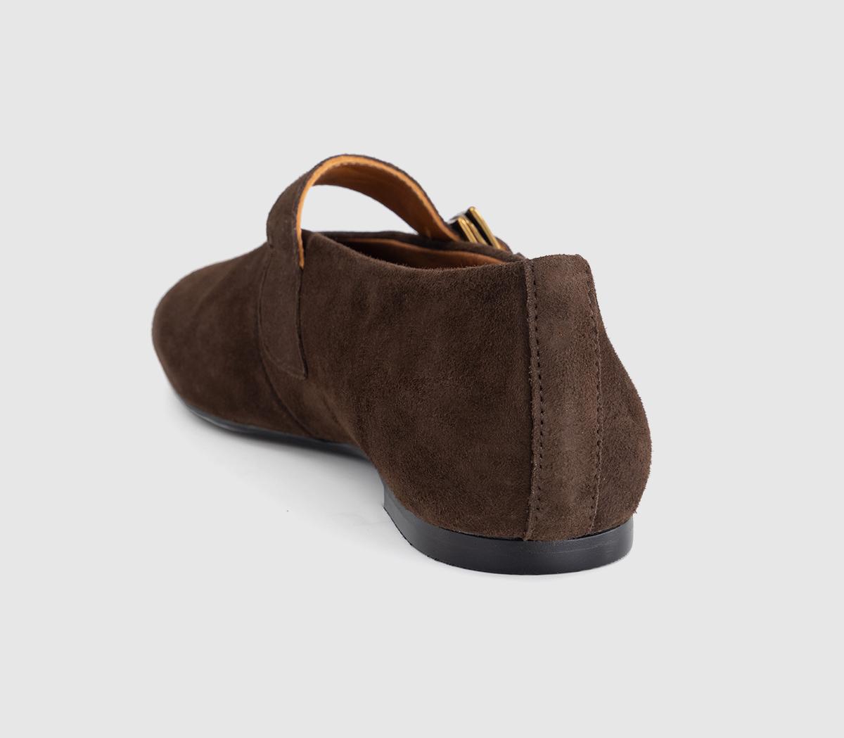 Vagabond ShoemakersAleya Strap Ballet FlatsCoffee Suede