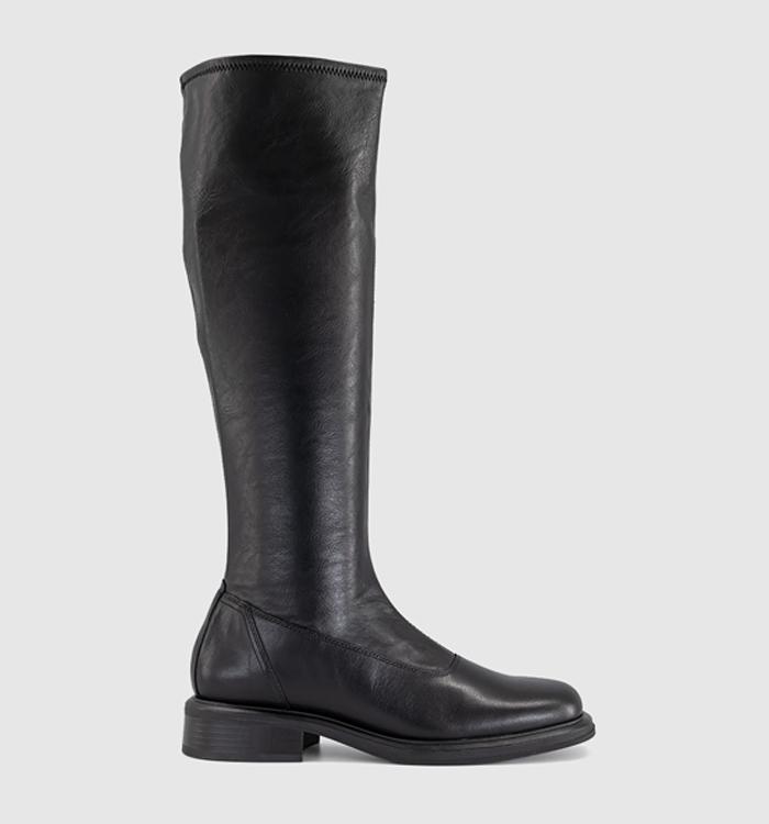 Vagabond Shoemakers Ellis Knee Boots Black Leather