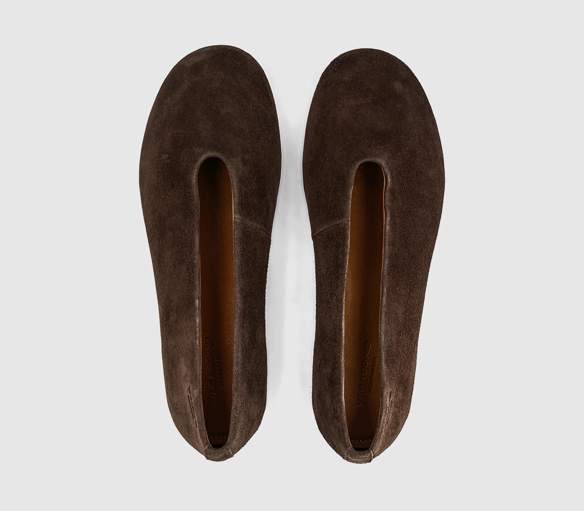Vagabond ShoemakersAleya Ballet PumpsCoffee Suede