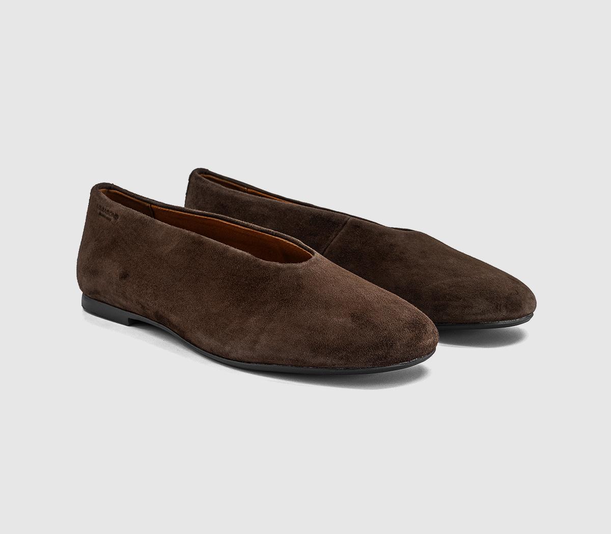 Vagabond ShoemakersAleya Ballet PumpsCoffee Suede