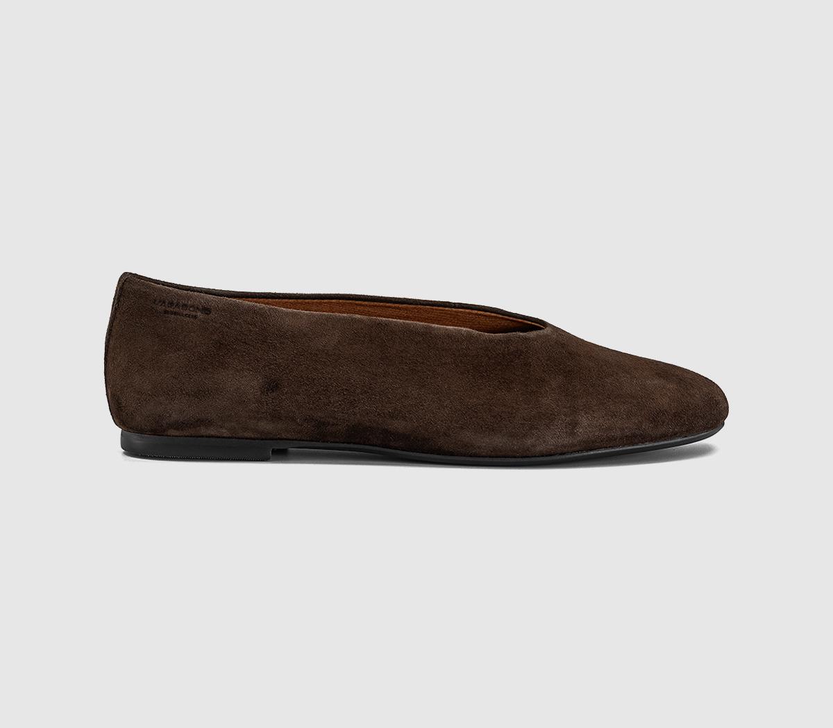 Vagabond ShoemakersAleya Ballet PumpsCoffee Suede