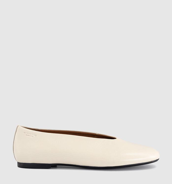 Vagabond Shoemakers Aleya Ballet Pumps Cream