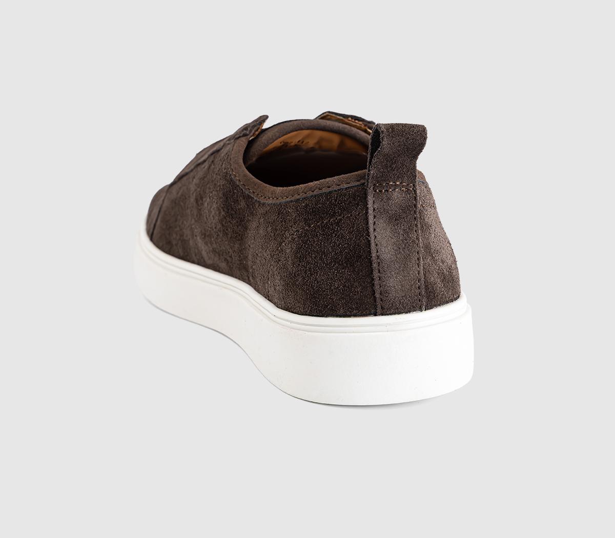 OFFICEConcord Slip On TrainersBrown Suede