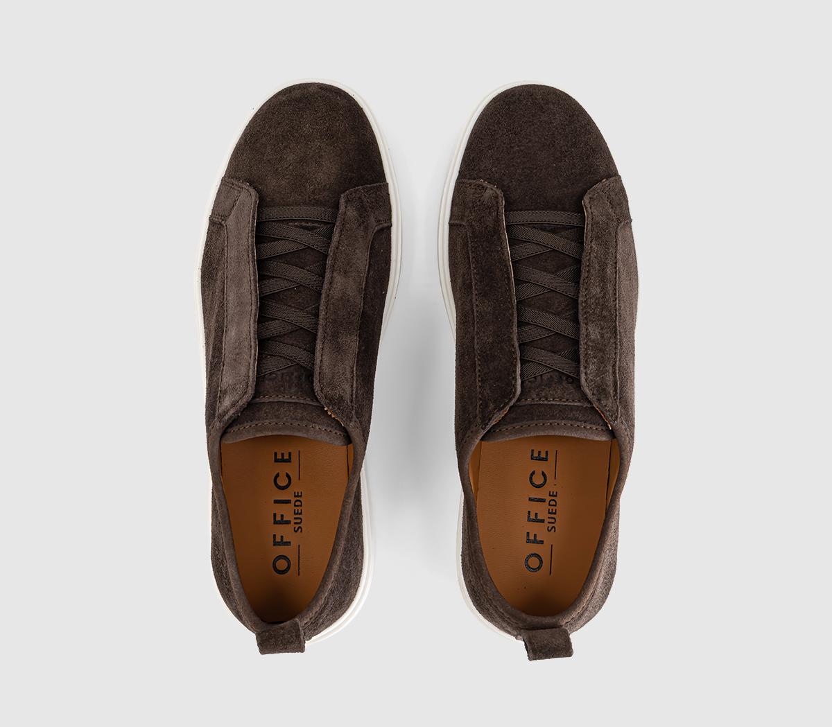 OFFICEConcord Slip On TrainersBrown Suede