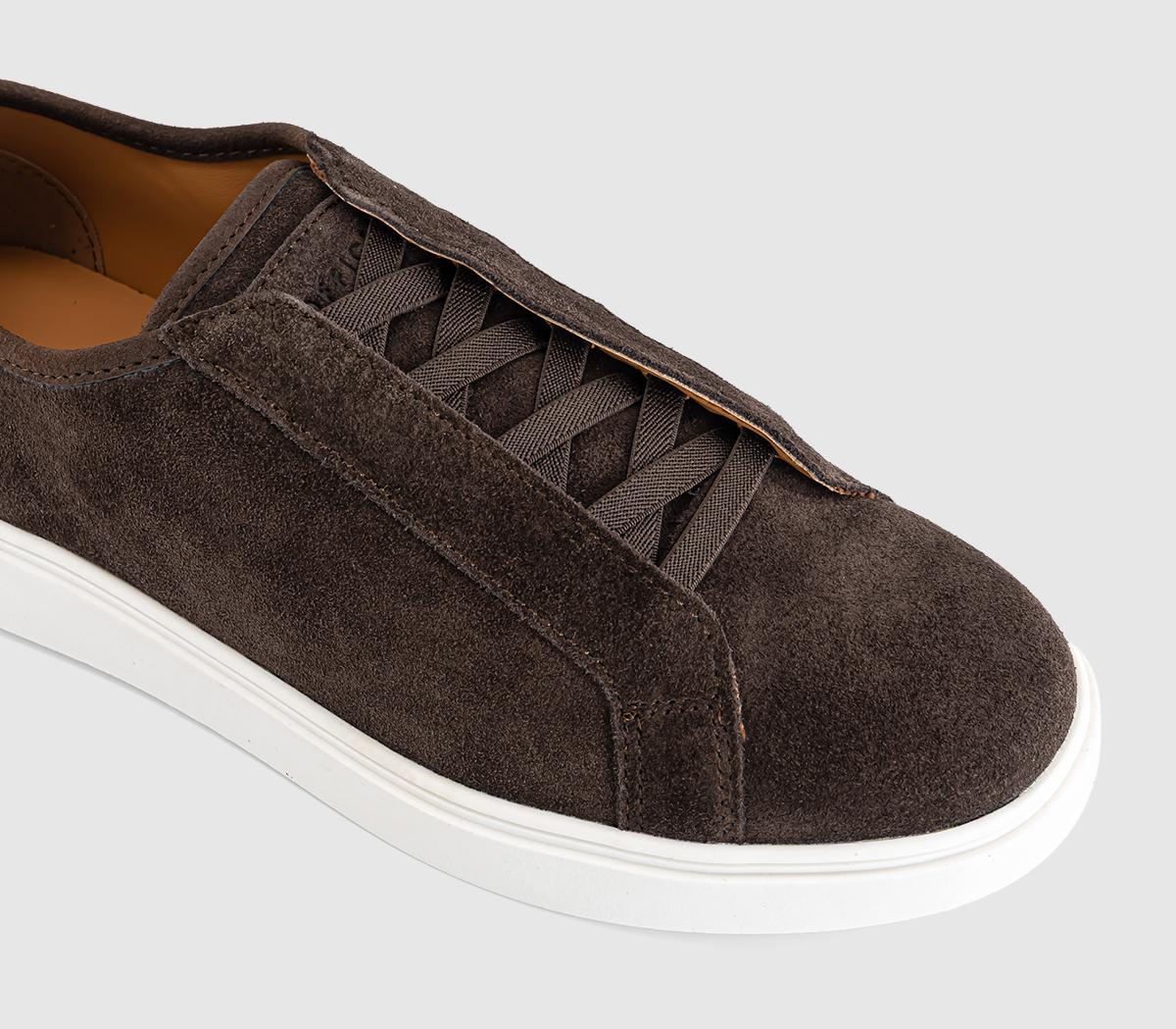 OFFICEConcord Slip On TrainersBrown Suede