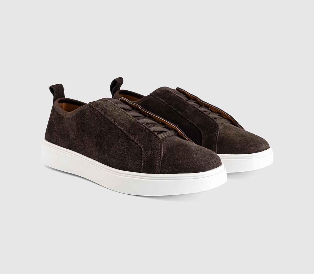 OFFICEConcord Slip On TrainersBrown Suede