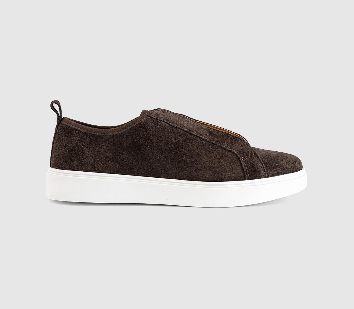 OFFICEConcord Slip On TrainersBrown Suede