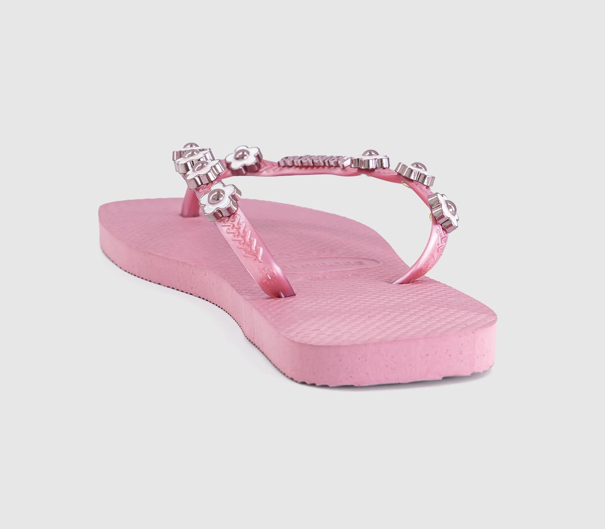 HavaianasSlim Square Stylish Flip FlopsRose Chiffon