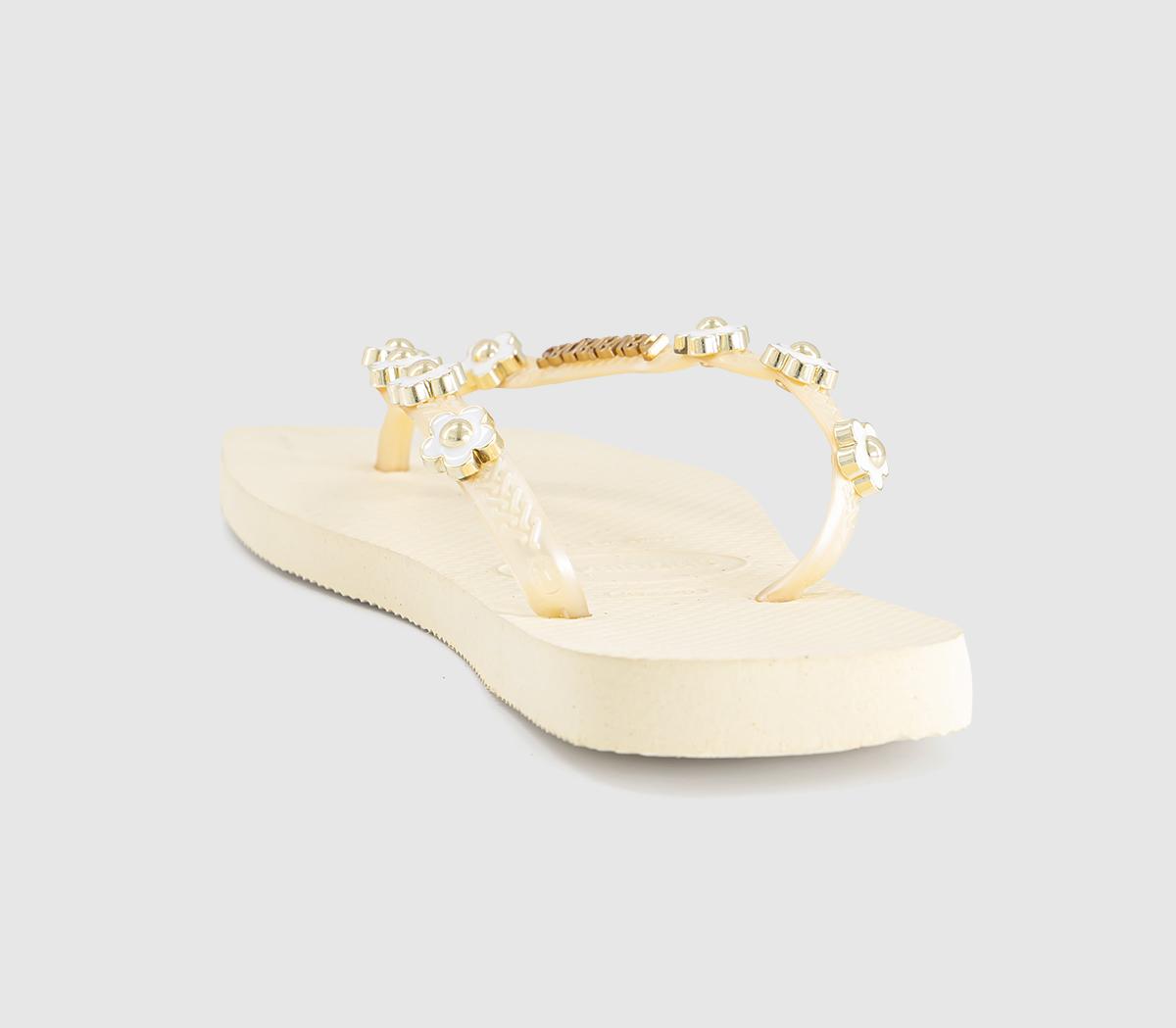 HavaianasSlim Square Stylish Flip FlopsButtercream