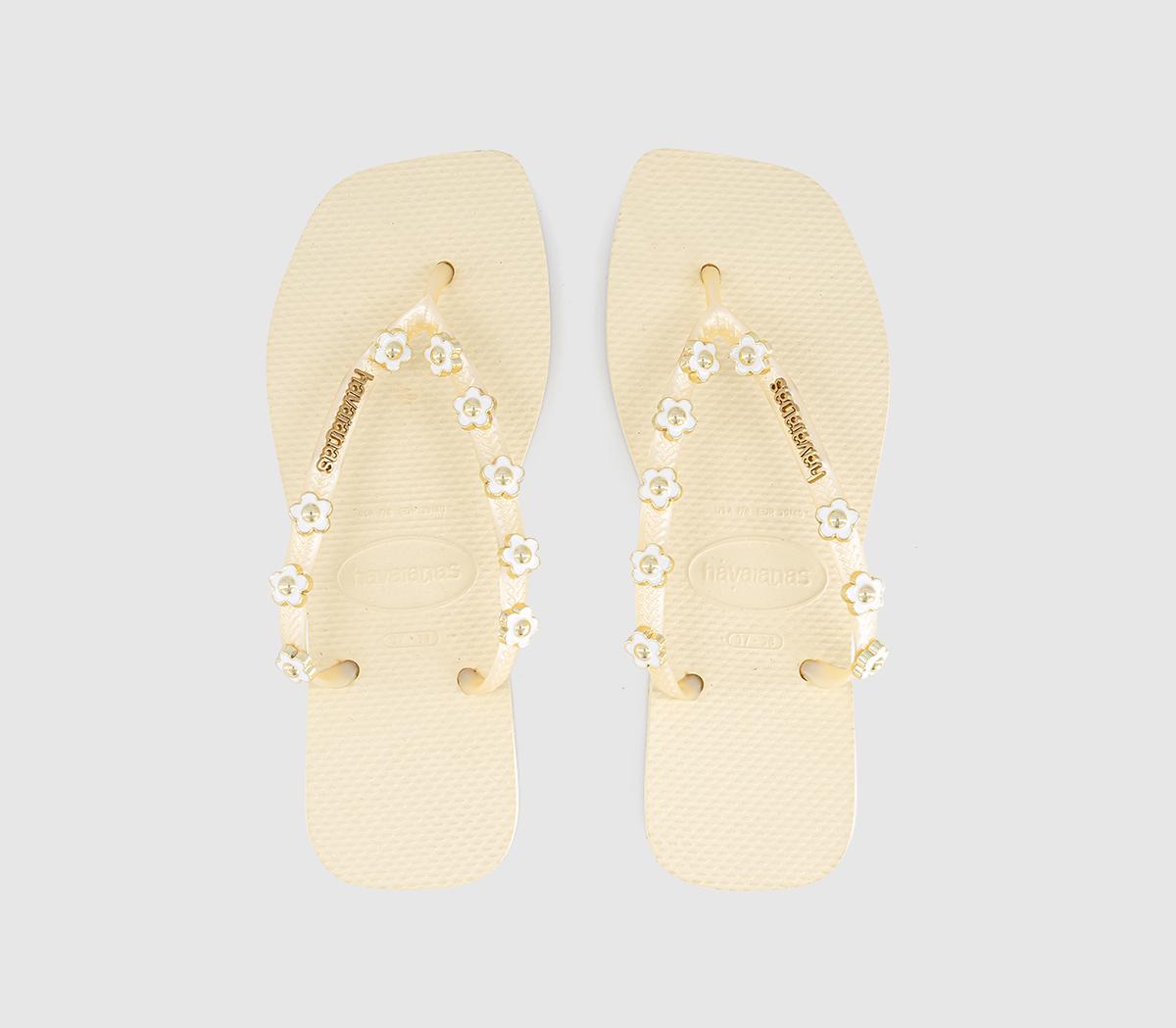 HavaianasSlim Square Stylish Flip FlopsButtercream