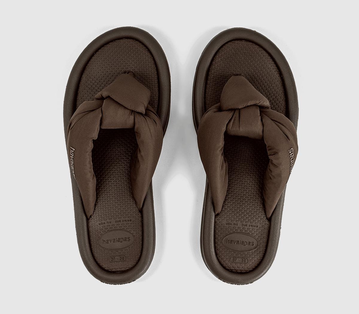 HavaianasOver Puffed Flip FlopsBrown