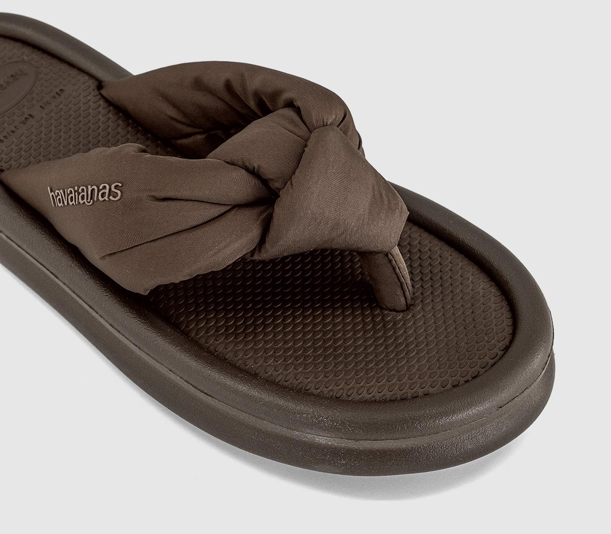 HavaianasOver Puffed Flip FlopsBrown