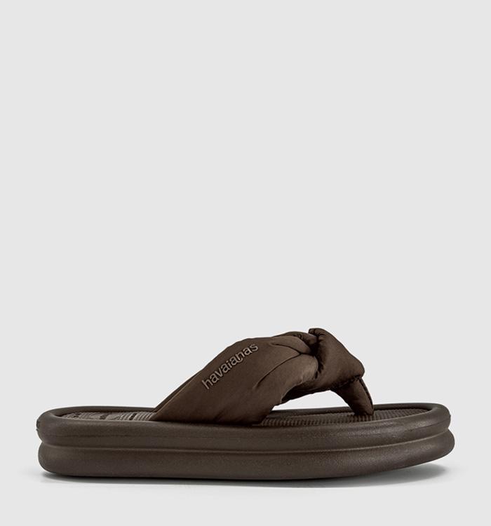 Havaianas Over Puffed Flip Flops Brown