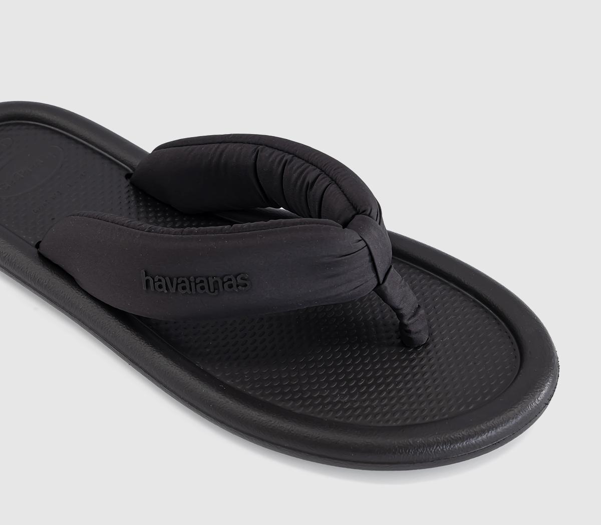 HavaianasMaxi Puffed Flip-FlopsBlack