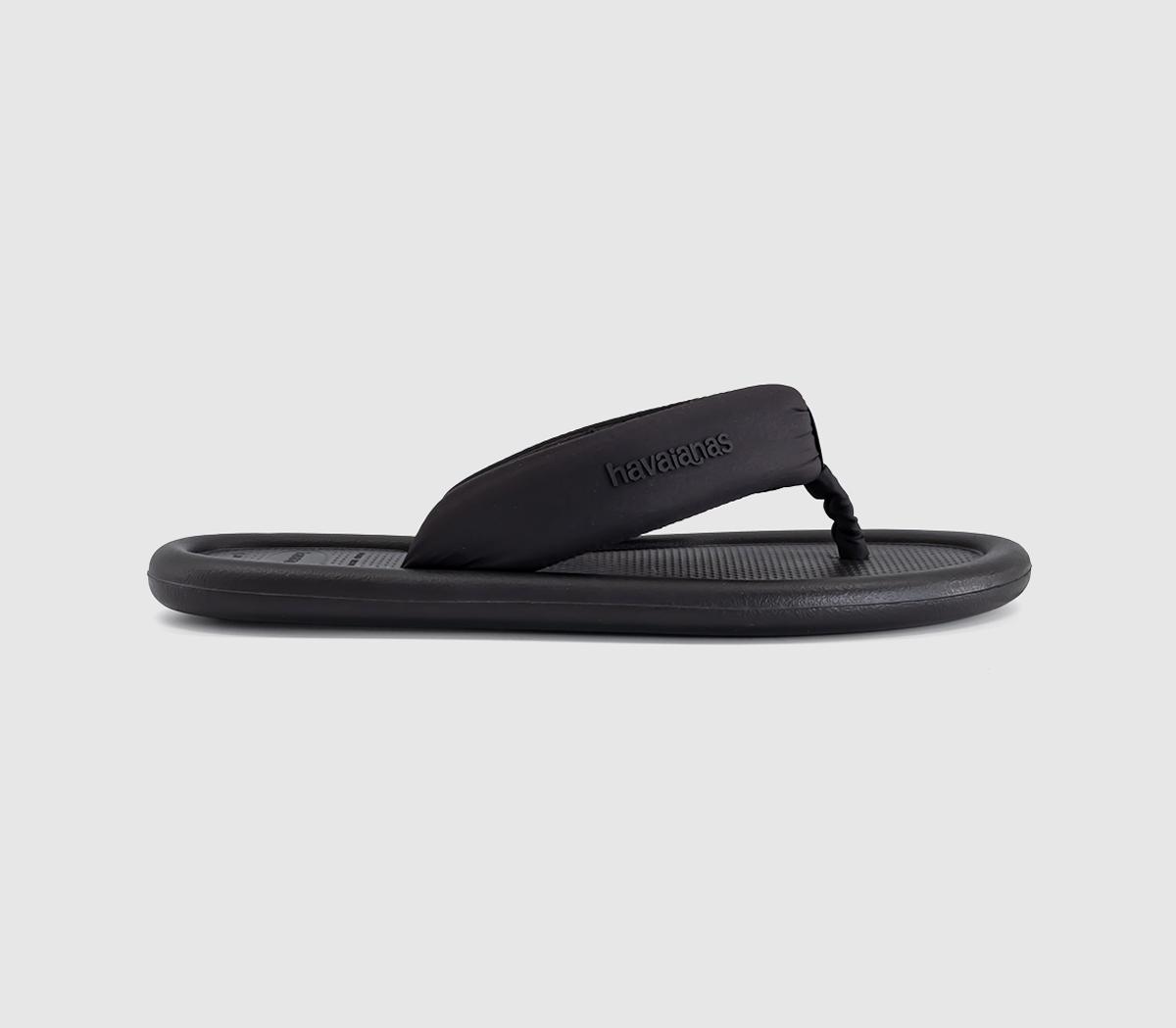 HavaianasMaxi Puffed Flip-FlopsBlack