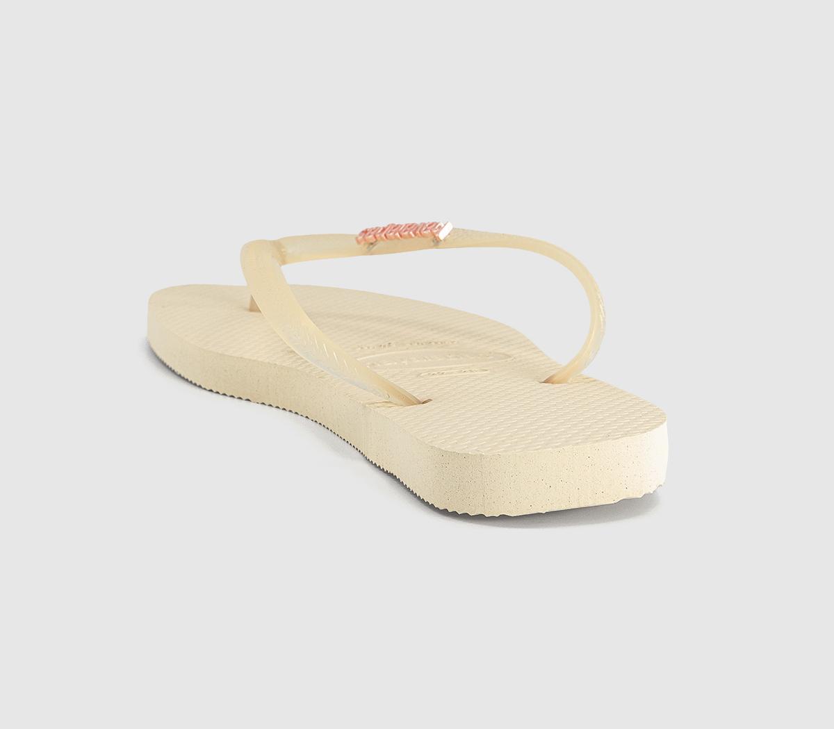 HavaianasSlim Split Flip FlopsButtercream