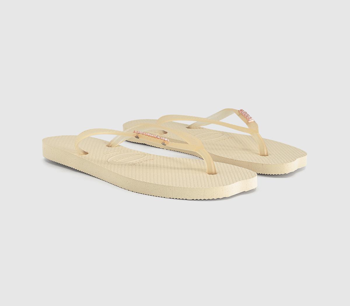 HavaianasSlim Split Flip FlopsButtercream