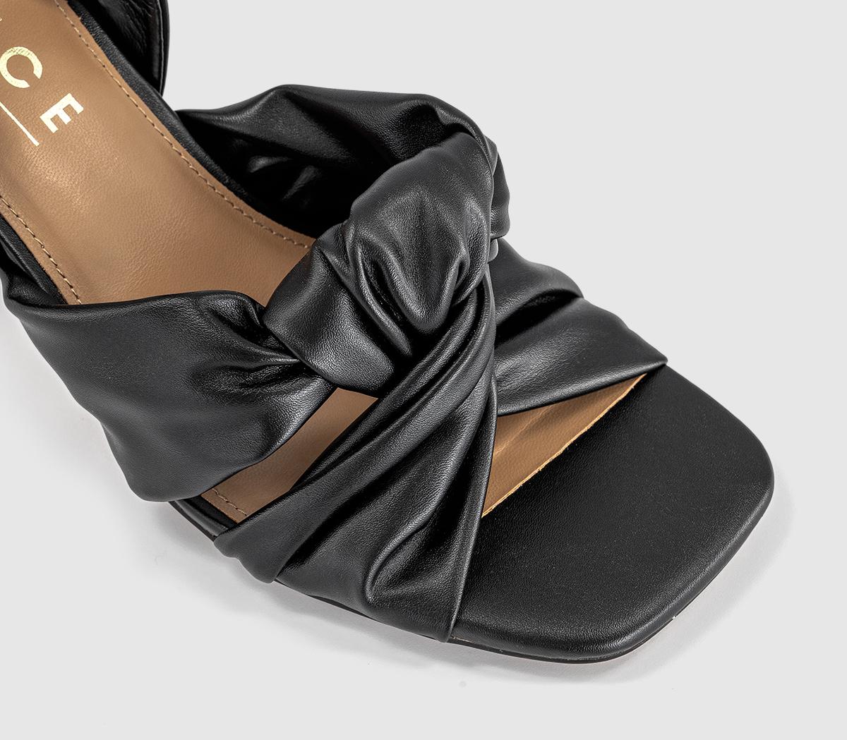 OFFICEMelani Twist Front Slingback SandalsBlack