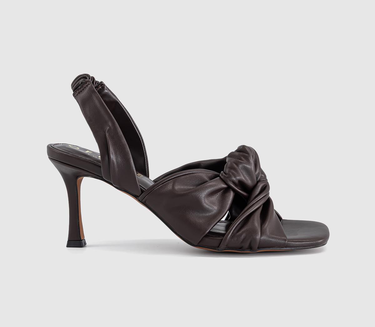 OFFICEMelani Twist Front Slingback SandalsBrown