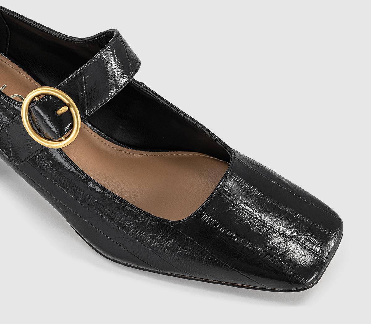 OFFICEMacaroon - Single Strap Mary JaneBlack