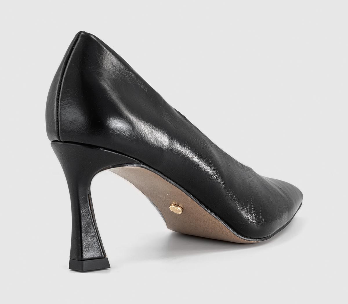 OFFICEMirror High Vamp Full Court HeelsBlack