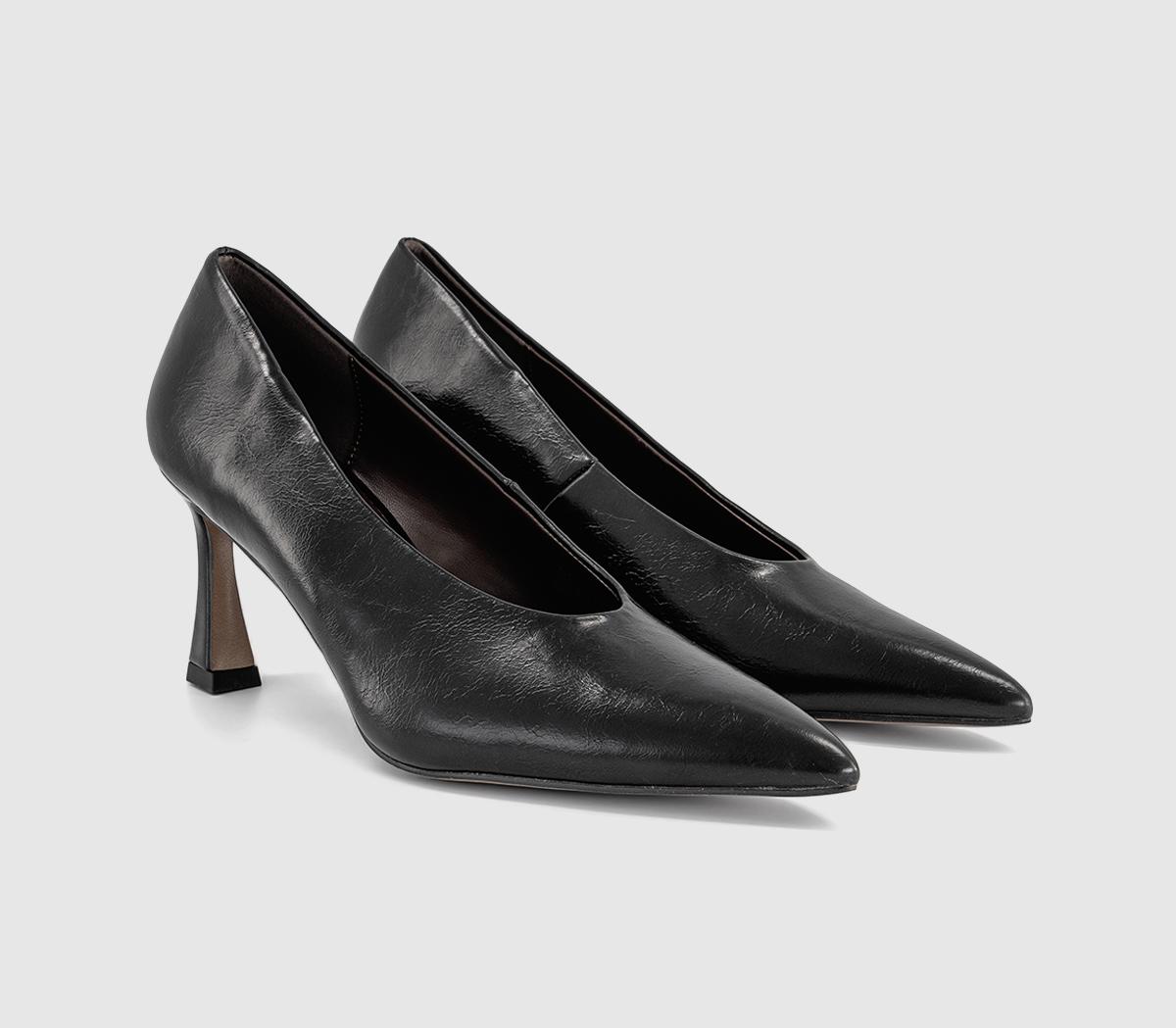 OFFICEMirror High Vamp Full Court HeelsBlack