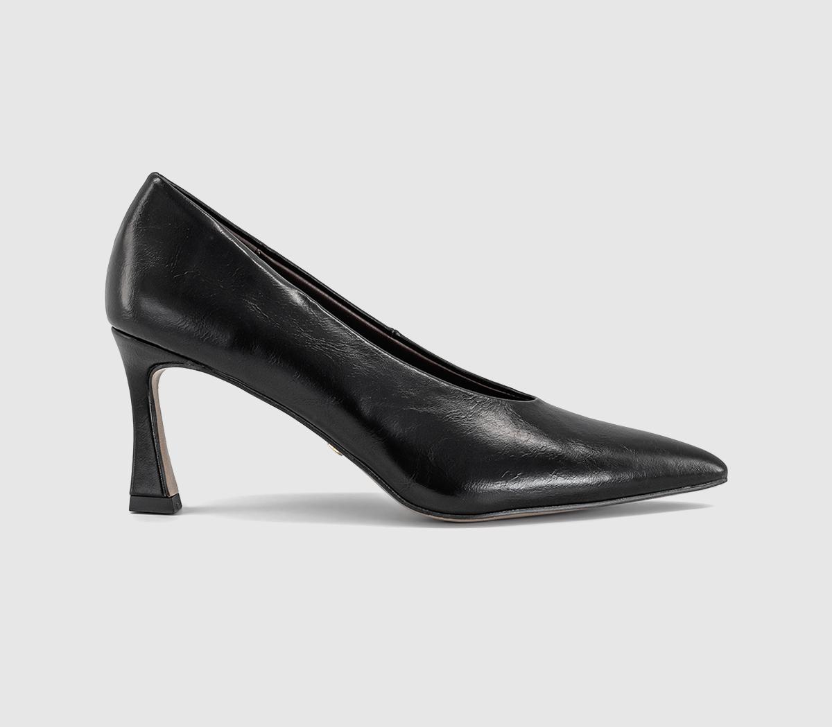 OFFICEMirror High Vamp Full Court HeelsBlack