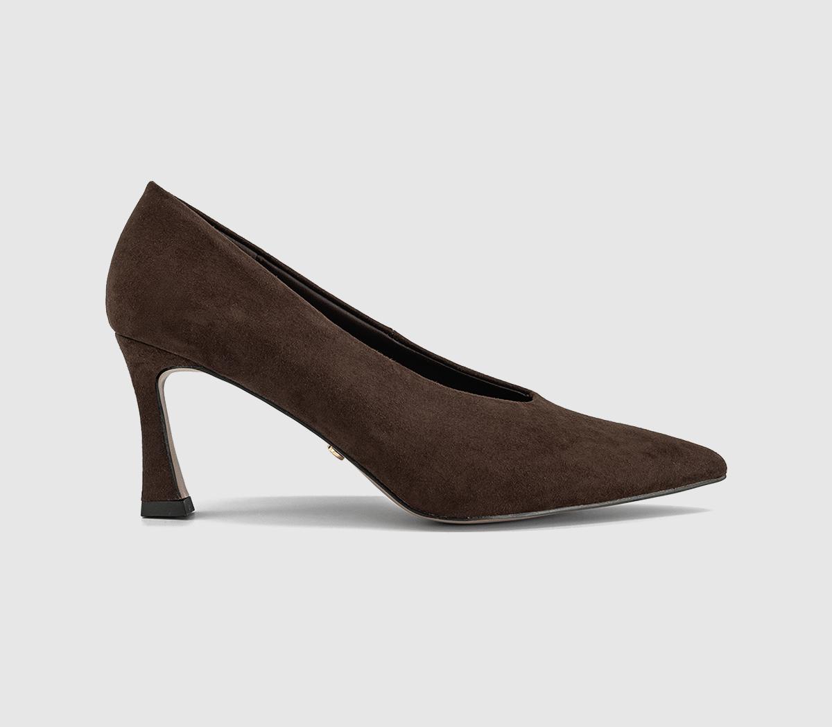 OFFICEMirror High Vamp Full Court HeelsBrown