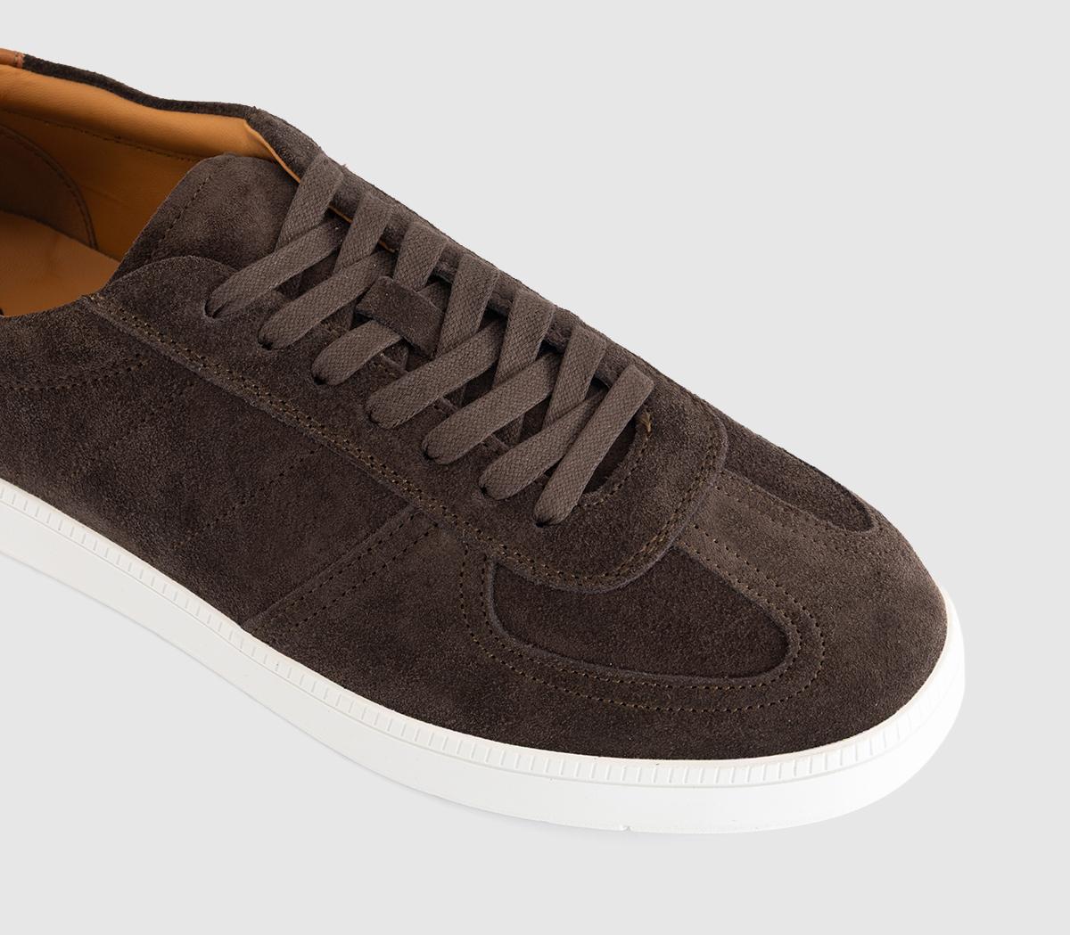OFFICECarson Suede TrainersBrown Suede