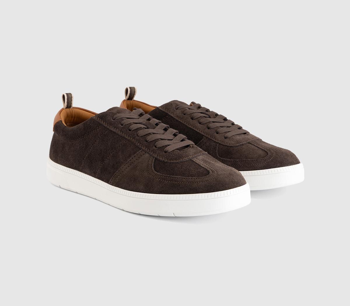 OFFICECarson Suede TrainersBrown Suede
