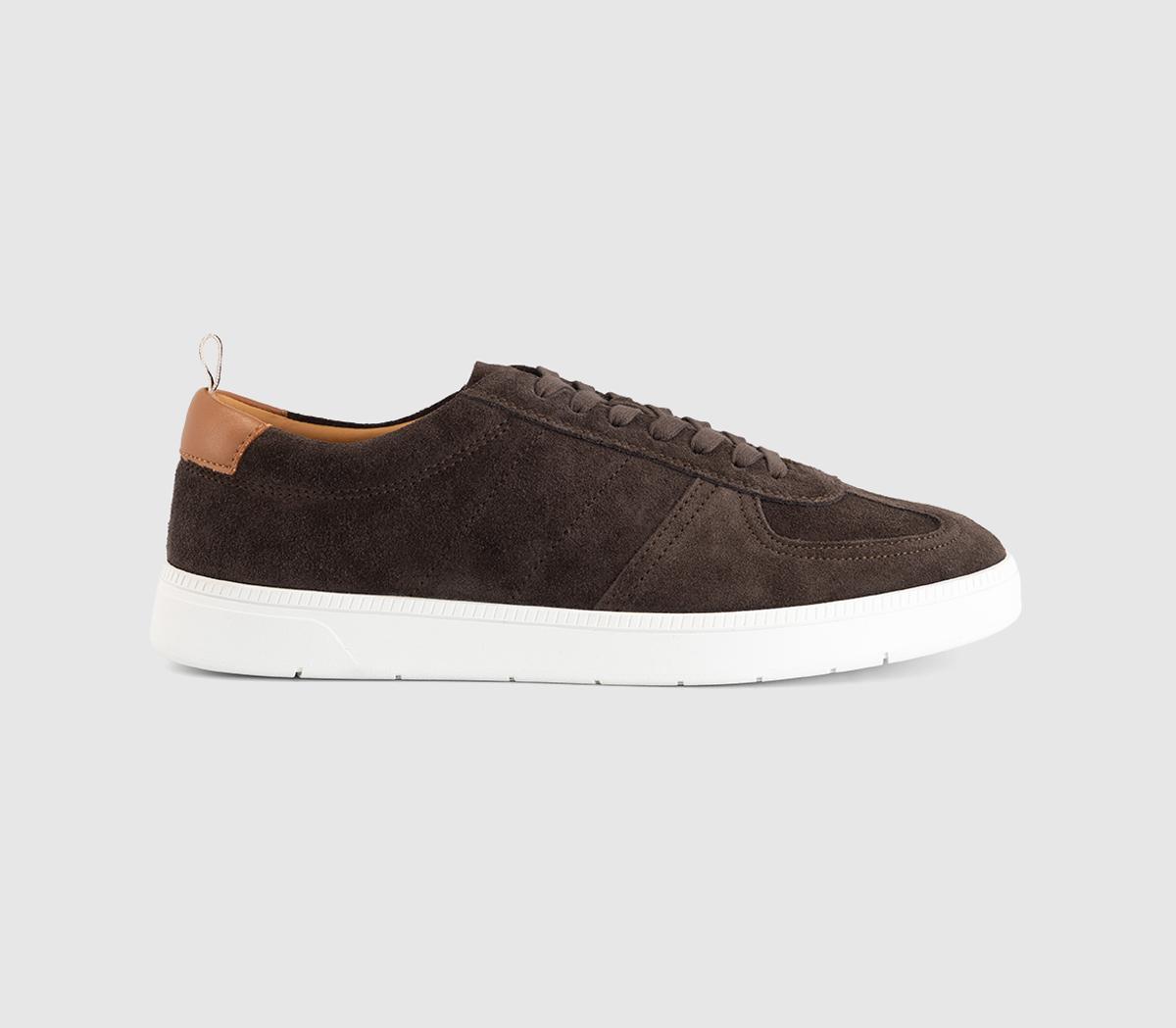 OFFICECarson Suede TrainersBrown Suede